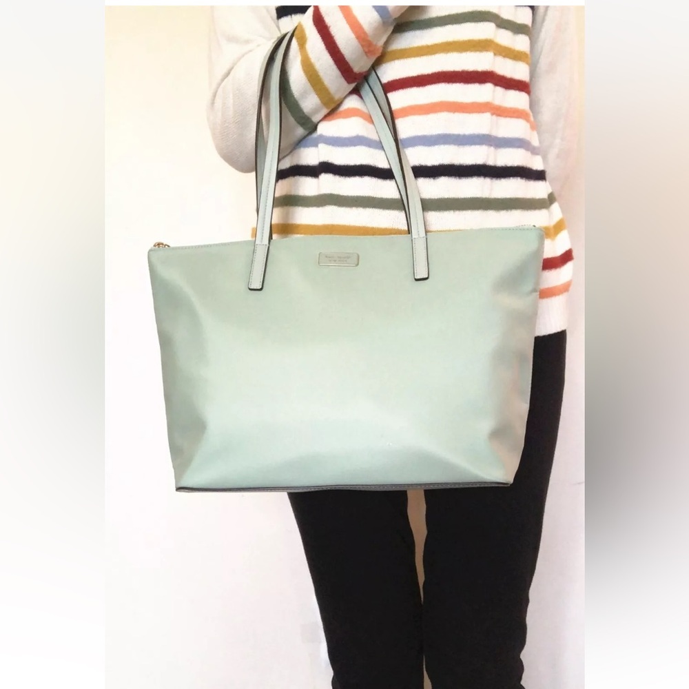 Kate Spade Mint Green Tote Bag